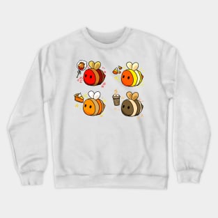 Full Set of Fall Treats Bees Crewneck Sweatshirt